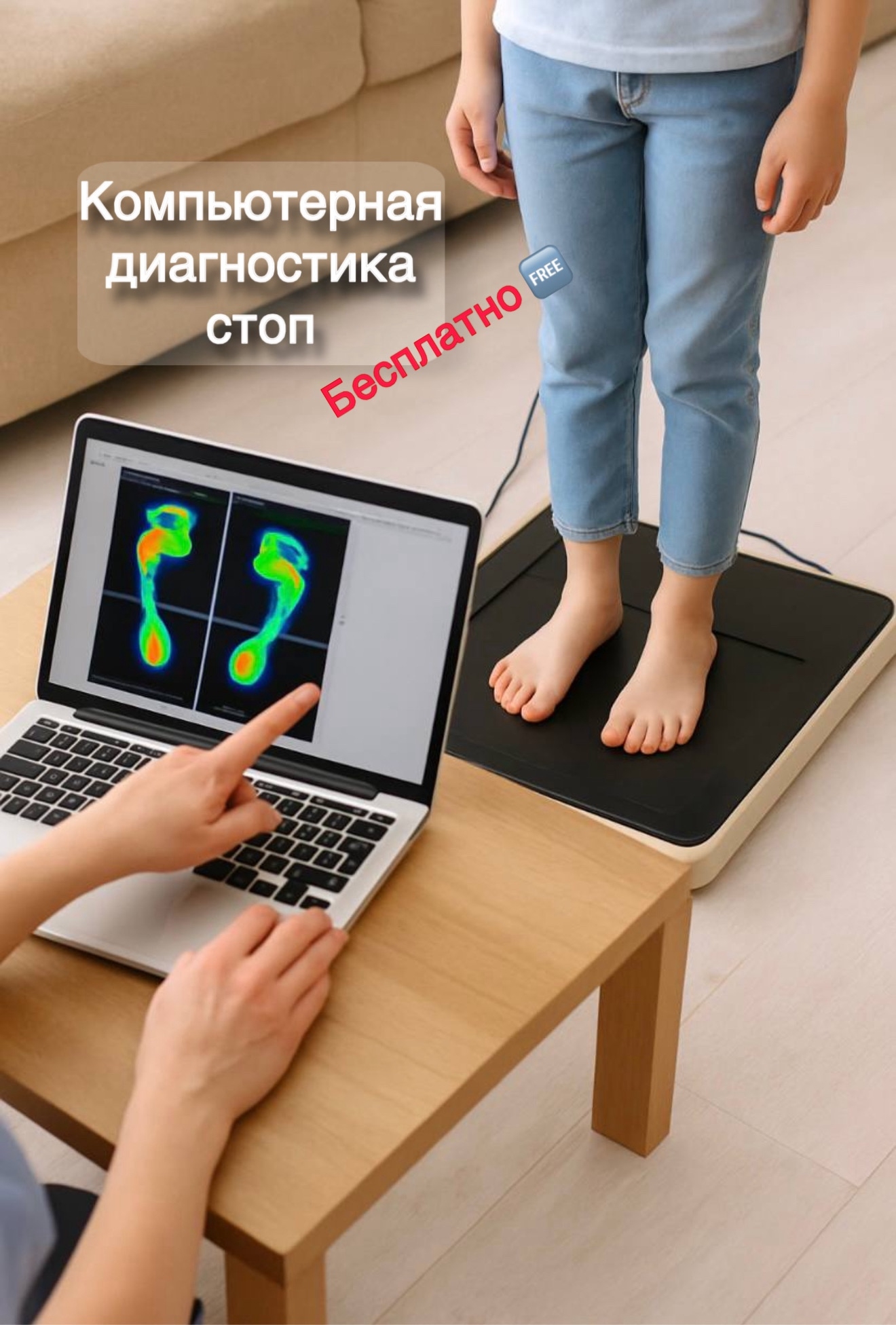 Сканирование стоп БЕСПЛАТНО