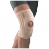 картинка Бандаж на коленный сустав с пружинными ребрами жесткости универсальный арт.6119 UNI бежевый от интернет магазина Ортимед