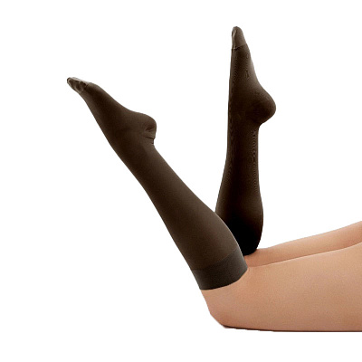 картинка Компрессионные чулки до колена арт.2С102 черный от интернет-магазина Ортимед