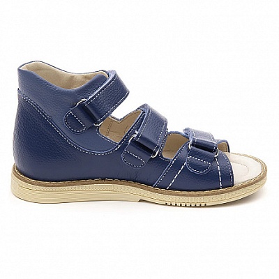 картинка Сандалии детские 26028 кожа ВАСИЛЕК синий р.23 от интернет магазина Ортимед