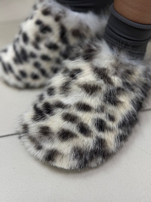 картинка Тапочки LM-Orthopedic серия «Йети» арт. LM-803.041 далматинец от интернет-магазина Ортимед