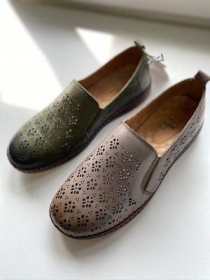 картинка Туфли женские EV34381-01-29KPK хаки от интернет-магазина Ортимед