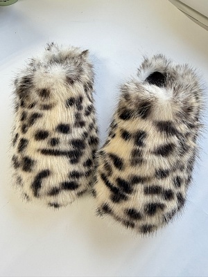 картинка Тапочки LM-Orthopedic серия «Йети» арт. LM-803.054 белый/серый от интернет-магазина Ортимед